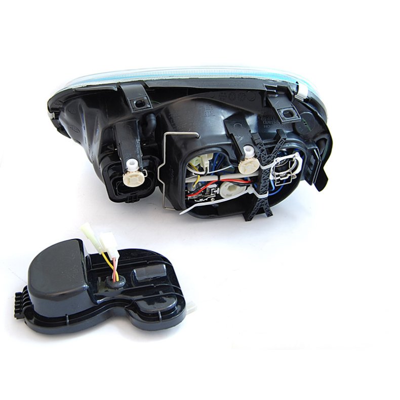 VW GOLF 4 09.97-09.03 Forlygter angel eyes blue-look H7-H3