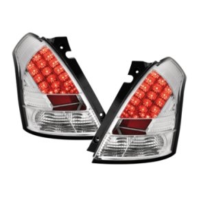 Suzuki Swift. Crystal Baglygter med LED 2005-Frem