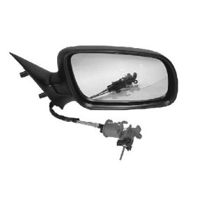 SKODA OCTAVIA (1U) Spejle hjre, (Brede 125mm) sort, 1996-2007