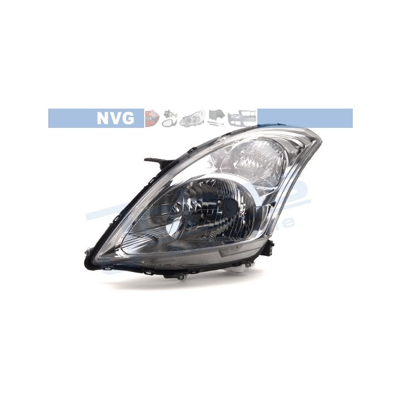 SUZUKI SWIFT (FZ, NZ) 10.2010-Frem<br>Forlygte Venstre H4 med forblink