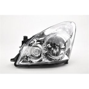 COROLLA Verso. Venstre krom Forygte HB3-HB4.<br>Med EL-Motror og Forblink. 07.2007 - 03.2009