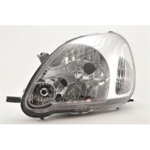 TOYOTA YARIS (ikke VERSO) Venstre Forlygte H4 med EL-Motor (system Ichikoh). 07.2003 >>