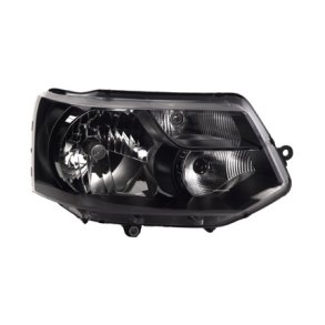 VW-T5. 11.2009-Frem<br>Hjre forlygte til H4 pre, Head Lamp Right H4.