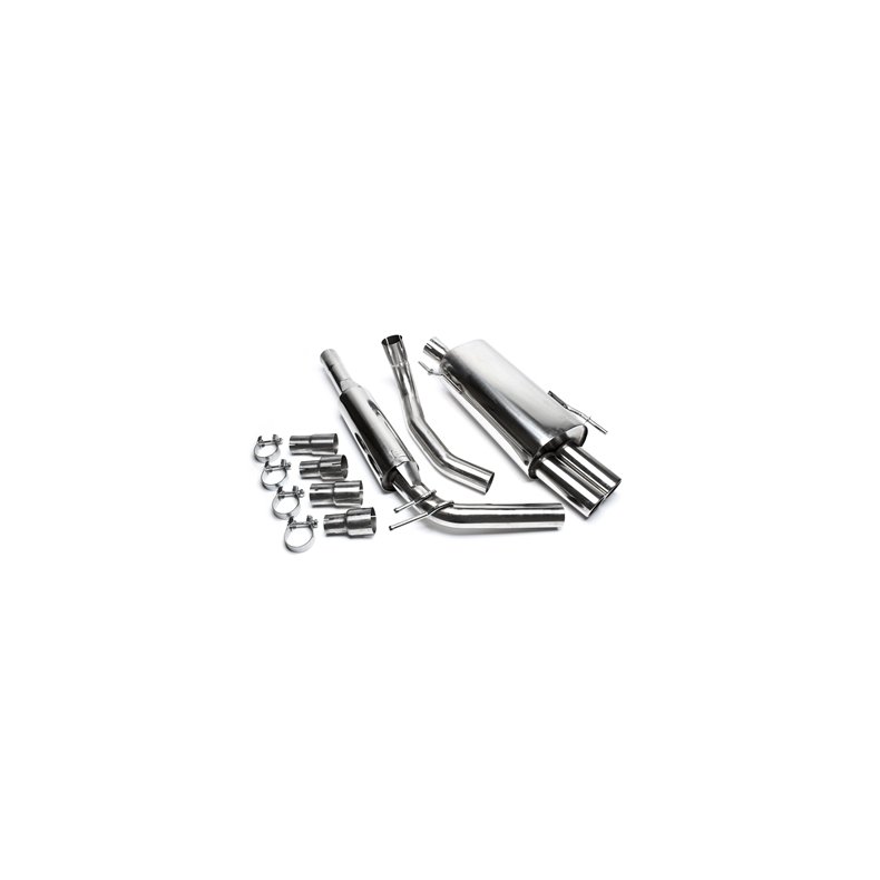 VW Polo 6N 1,4 - 1,6 ogs 16V. Sports udstdning st. 2 x 76mm 