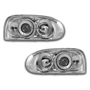 Golf III Angel eyes Klarglas / Krom DE Forlygtest H7-H7. 09.1991-09.1997