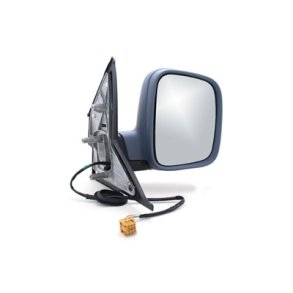 VW T5. Hjre Sidespejl, Varme & elektronisk justering, farve lakerbar. 04.2003-10.2009 