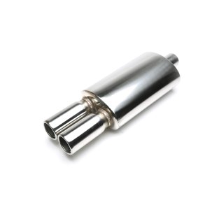 Universal Sports bagpotte 2 x 76mm rund afgang