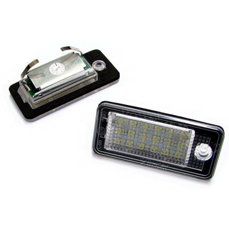 AUDI A3 8P/A4 B6.B7/A6 4F/A8/Q7 CANBUS LED Nummerpladelys 2 stk.