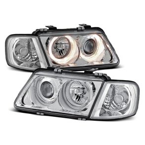 Audi A3 8L Forlygtest Krom, Angel Eyes H7/H7 '08.1996-08.2000