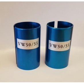 Adapter 50mm til 55mm Stddmper til Gevindundervogne. 2 Stk. 