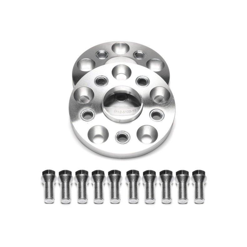 Audi / Seat / Skoda / VW Flg-Adapter fra 5x112 til 5x100 (15mm pr. side total 30mm) st til to hjul.