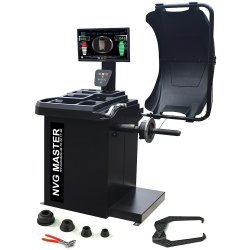 Afbalanceringsmaskine automatisk, med laser pointer 10"-24"