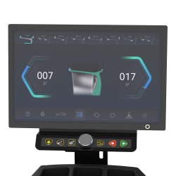 Afbalanceringsmaskine automatisk, med laser pointer 10"~24"