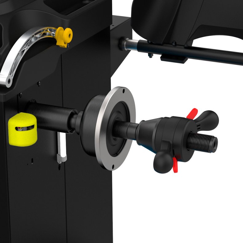 Afbalanceringsmaskine automatisk, med laser pointer 10"~24"