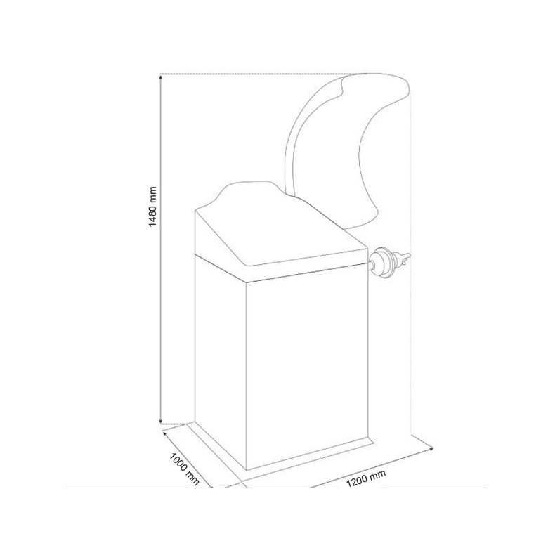 Afbalanceringsmaskine automatisk, med laser pointer 10"-24"
