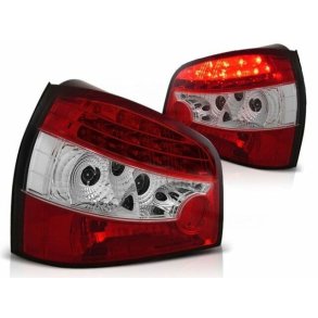 Audi A3 LED Klare/Rd baglygtest 08.1996-08.2000