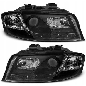 Audi A4. DAYLINE Black forlygtest med blinklys H1-H1. 04.2000-11.2004