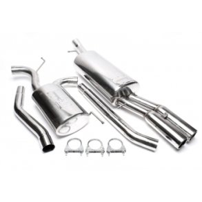 Audi A6 4B Sedan - Avant 1,8 - 2,0 Rustfri Sports Udstdningsst. 2x76mm