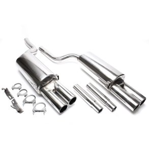 Audi A6 4B Sedan - Avant Quattro 2,4 - 2,8 - 4,2 Rustfri Sports Udstdningsst. 2x76mm