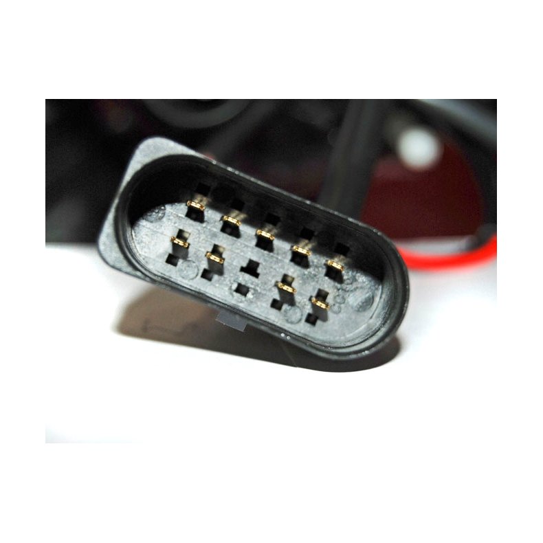 AUDI TT 99-05 DAYLIGHT BLACK H7.H7.H1 Forlygte st (9 Ben stik)