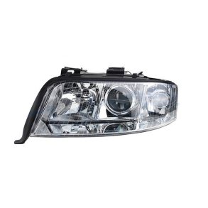 Audi A6. venstre Forlygte med blink, Head Lamp left. H7/H1. 04.97 -09.1999