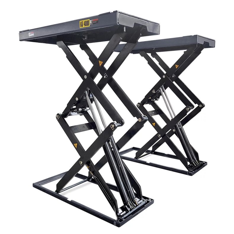 Sakselift til gulvmontering / nedsnkning 4000 kg lftehjde 1900 mm