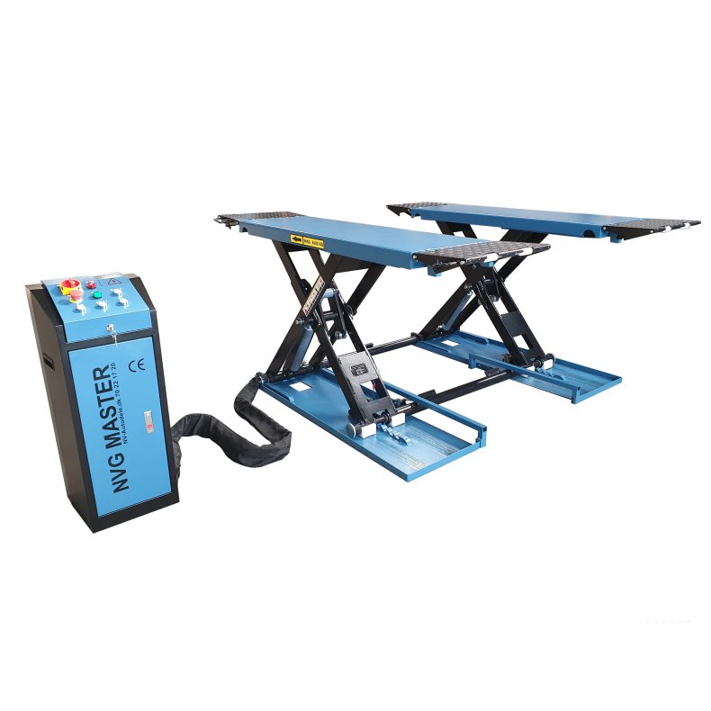 Klargringslift sakselift 3000 kg lftehjde 1000 mm 230Volt