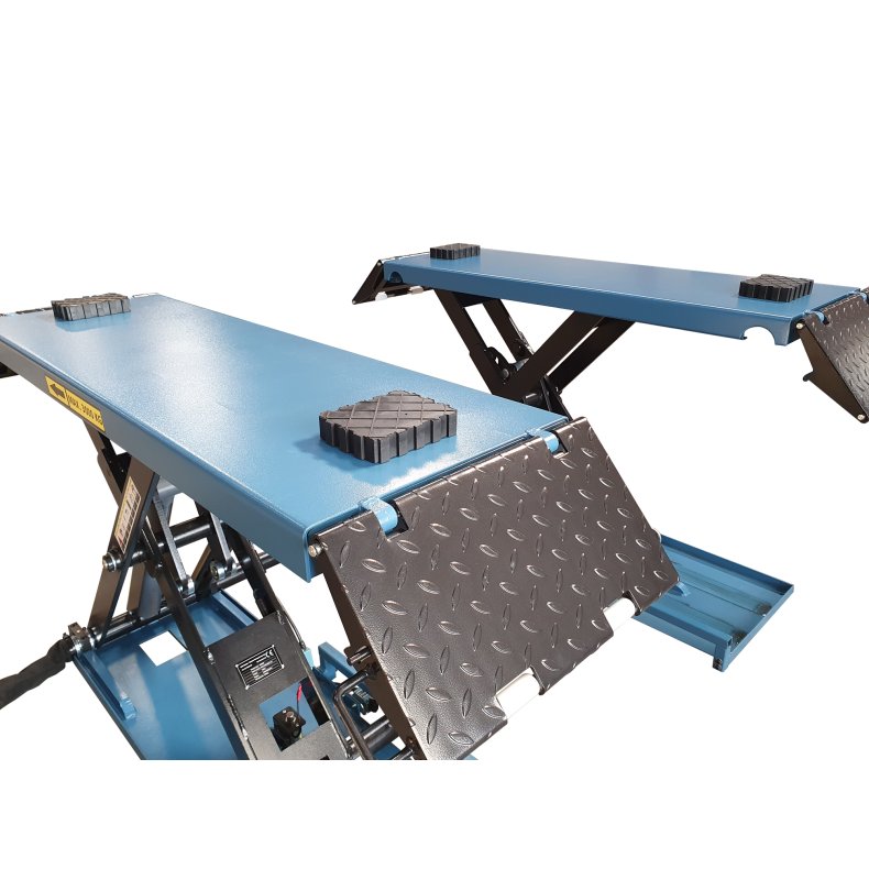 Klargringslift sakselift 3000 kg lftehjde 1000 mm 230Volt