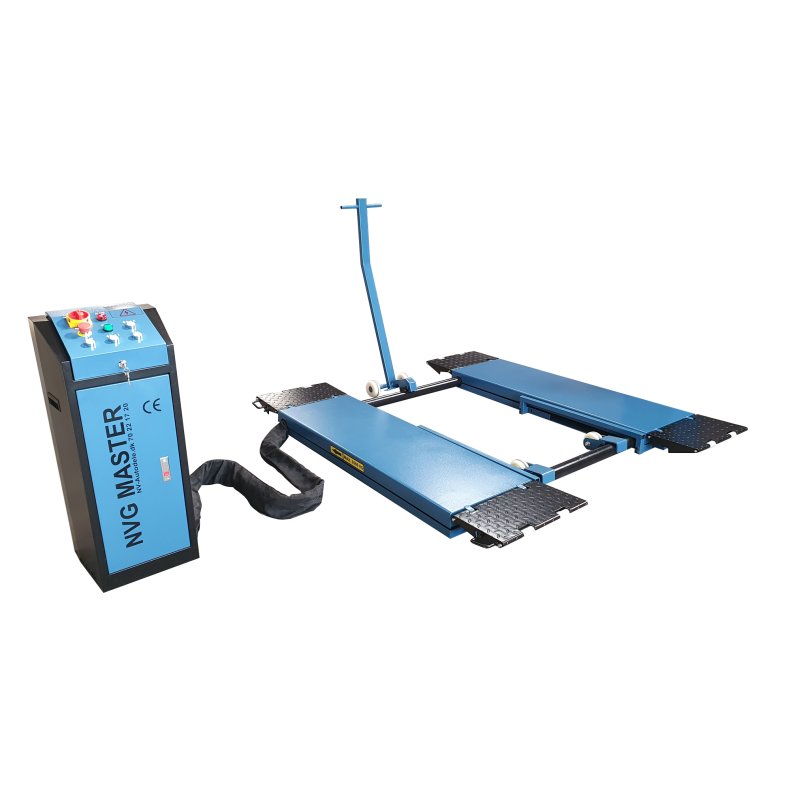 Klargringslift sakselift 3000 kg lftehjde 1000 mm 230Volt