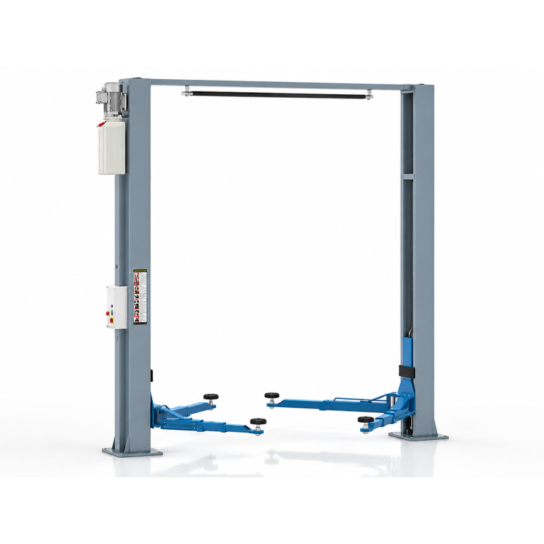 2 S�jlet autolift med topramme 4000 kg fuldautomatisk hydraulisk lift