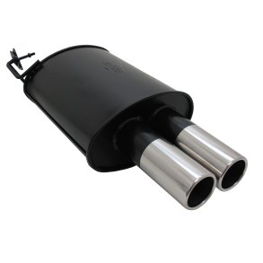 BMW E39 Sedan NOVUS Sportsbagpotte 2 x 76mm afgang