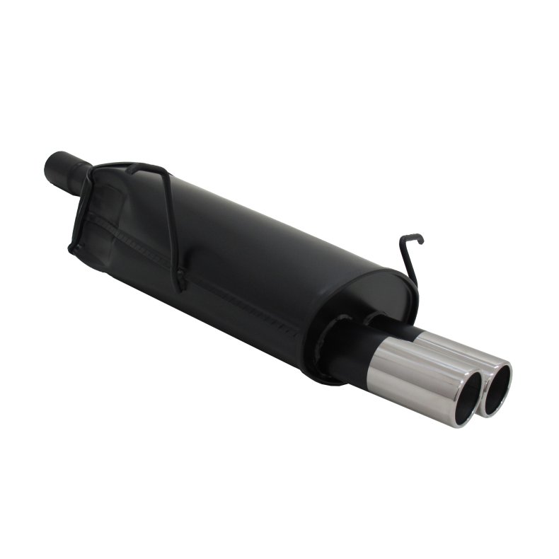 BMW E46. se info.  Sports bagpotte 2 x 76mm 