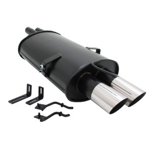 BMW E46. se info.  Sports bagpotte 2x76mm MS-Design