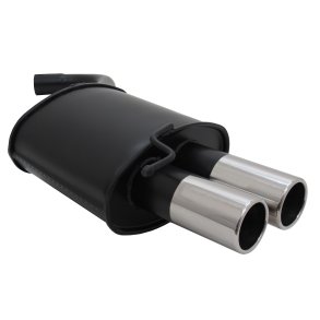 BMW E90_E912005-Frem (390L) Sedan og Touring 316i / 318i / 320i / 320si Sports bagpotte 2 x 76mm afgang