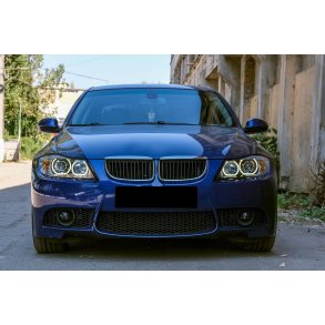 BMW E90-E90 2005-2008. Sort Angel eyes forlygte st  