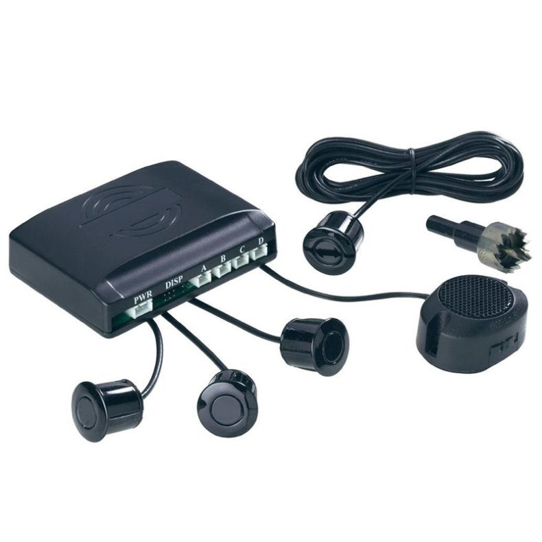 Bak Sensor Alarm Universal kit til eftermontering (19mm hul)