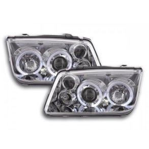 VW Bora. Krom Engel Eyes Forlygtest med XENON-Optik-Linse H1-H1-H1