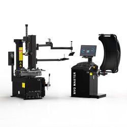 D�kmaskine og afbalanceringsmaskine med hj�lpearm - P4