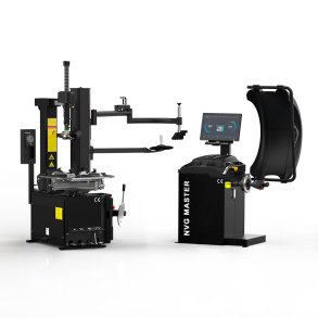 D�kmaskine og afbalanceringsmaskine med hj�lpearm - P4