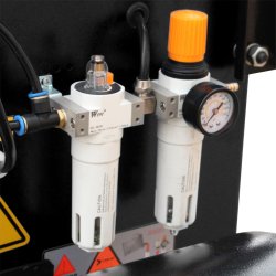 D�kmaskine og afbalanceringsmaskine med hj�lpearm - P4