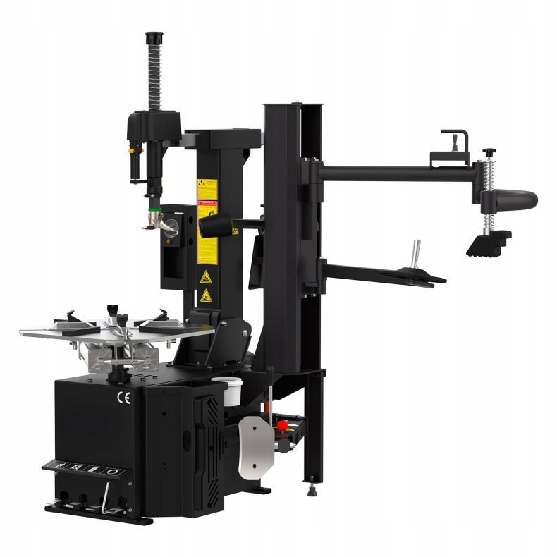 D�kmaskine og afbalanceringsmaskine med hj�lpearm - P4