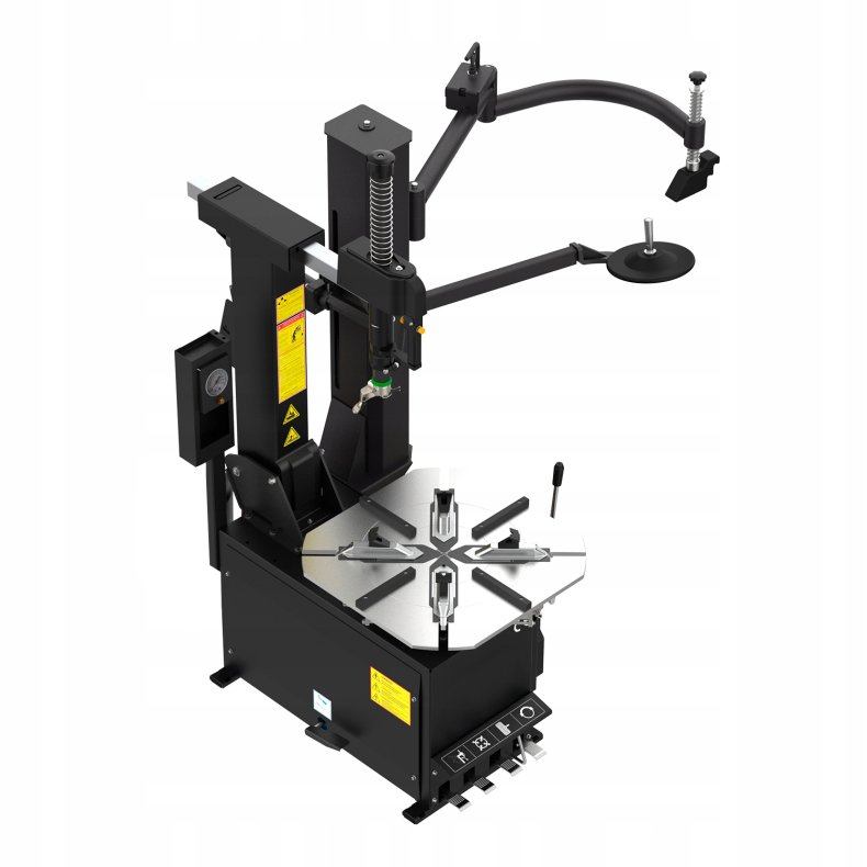 D�kmaskine og afbalanceringsmaskine med hj�lpearm - P4