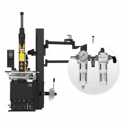 D�kmaskine og afbalanceringsmaskine med hj�lpearm - P4