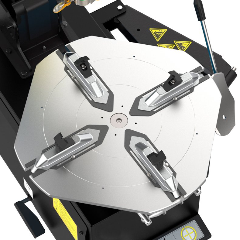 D�kmaskine og afbalanceringsmaskine med hj�lpearm - P4