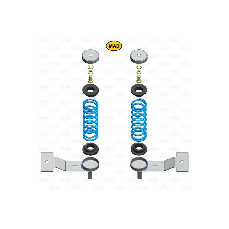 MAD Hjlpefjedre Kit  alm. belastning. : til  Fiat Ducato-Fiat Jumper-Peugeot Boxer 2016-frem