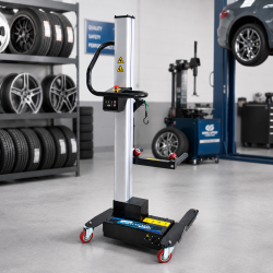 Elektrisk Hjull�fter op til 65 kg � Mobil D�kl�fter til V�rksted
