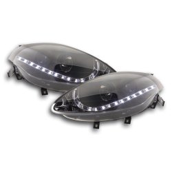 FIAT BRAVO II. Hjre Forlygte m. EL-motor H1-H1. 04.2007 - 09.2009