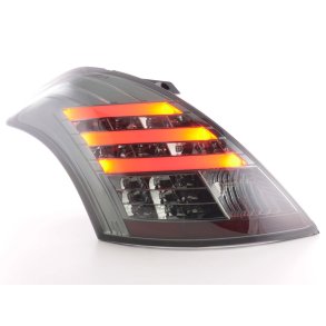 SUZUKI SWIFT IV 10.2010-Frem<br> LED Light tube Baglygtest med sort design