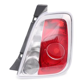 FIAT 500. Hjre Baglygte med gr ramme. 10.2007->