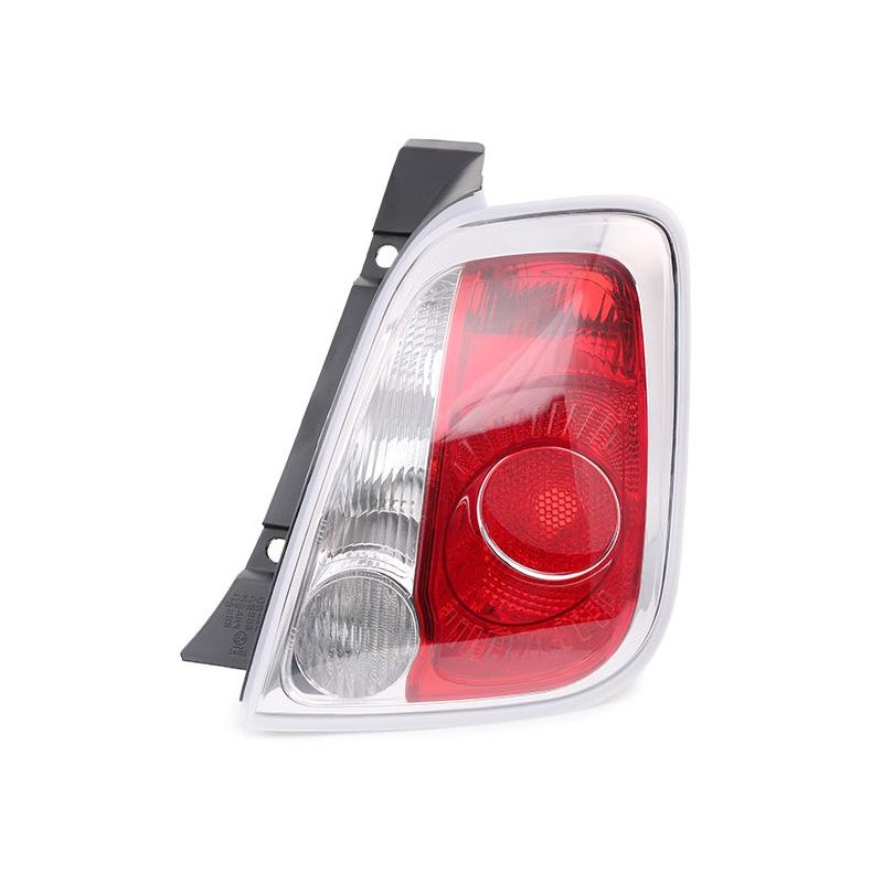 FIAT 500. Hjre Baglygte med gr ramme. 10.2007->